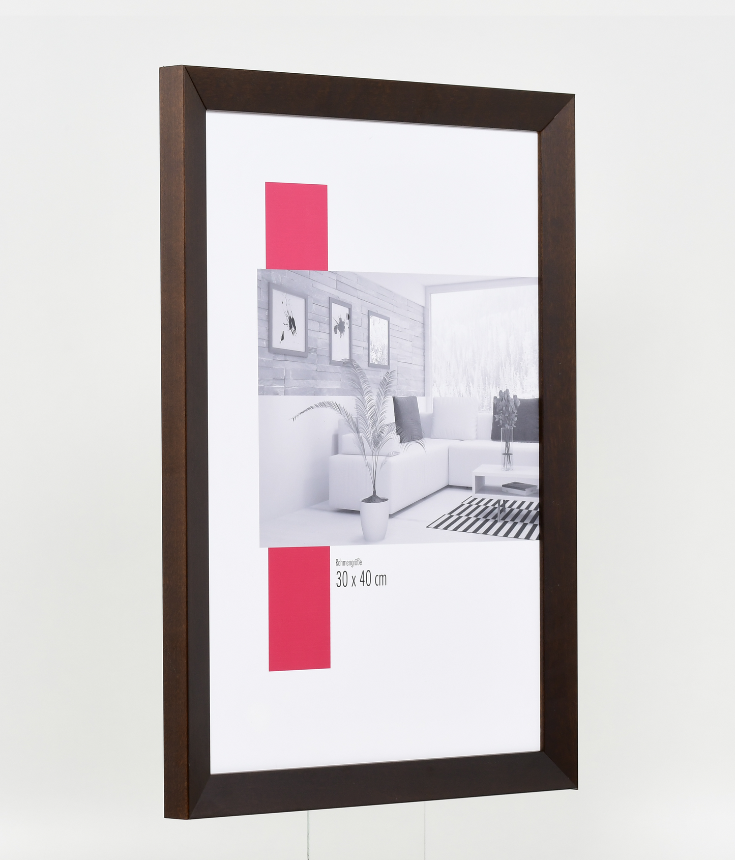 Wooden picture frame 24mm without glass