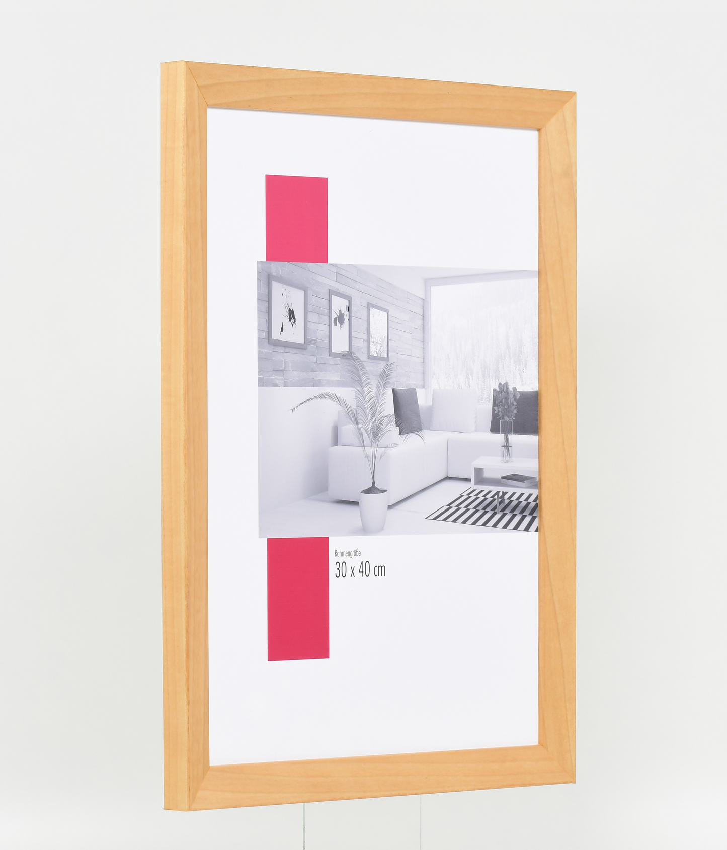 Wooden picture frame 24mm without glass
