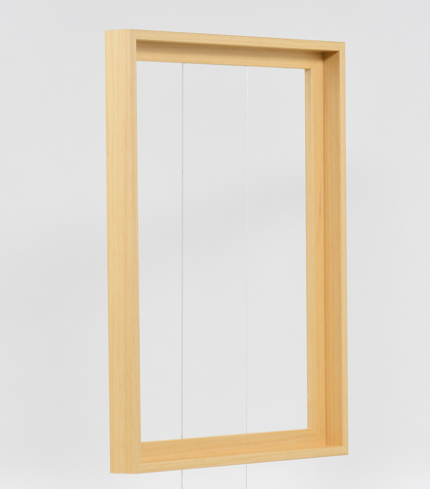 Wooden shadow gap frame
